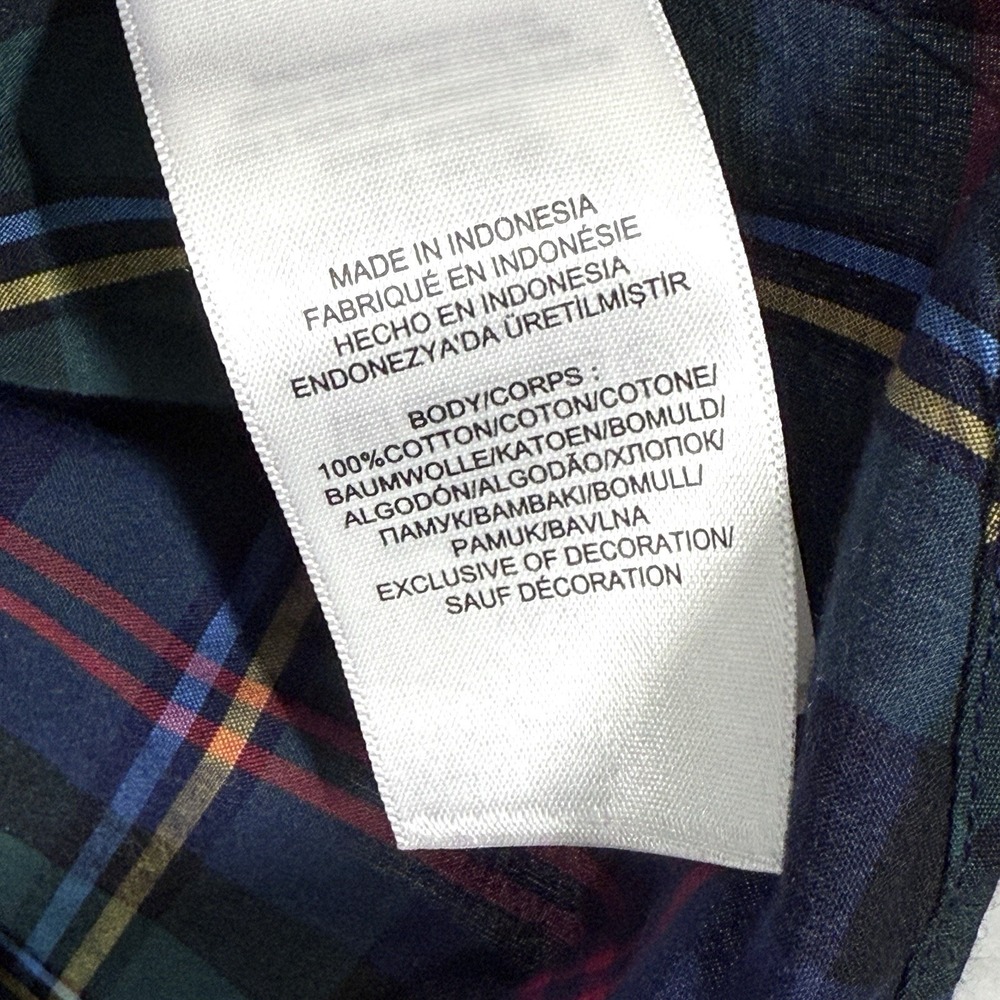 Polo Ralph Lauren Shirt Boys XL 18-20 Patchwork Plaid Fun Button Down Tartan NWT - Picture 12 of 12